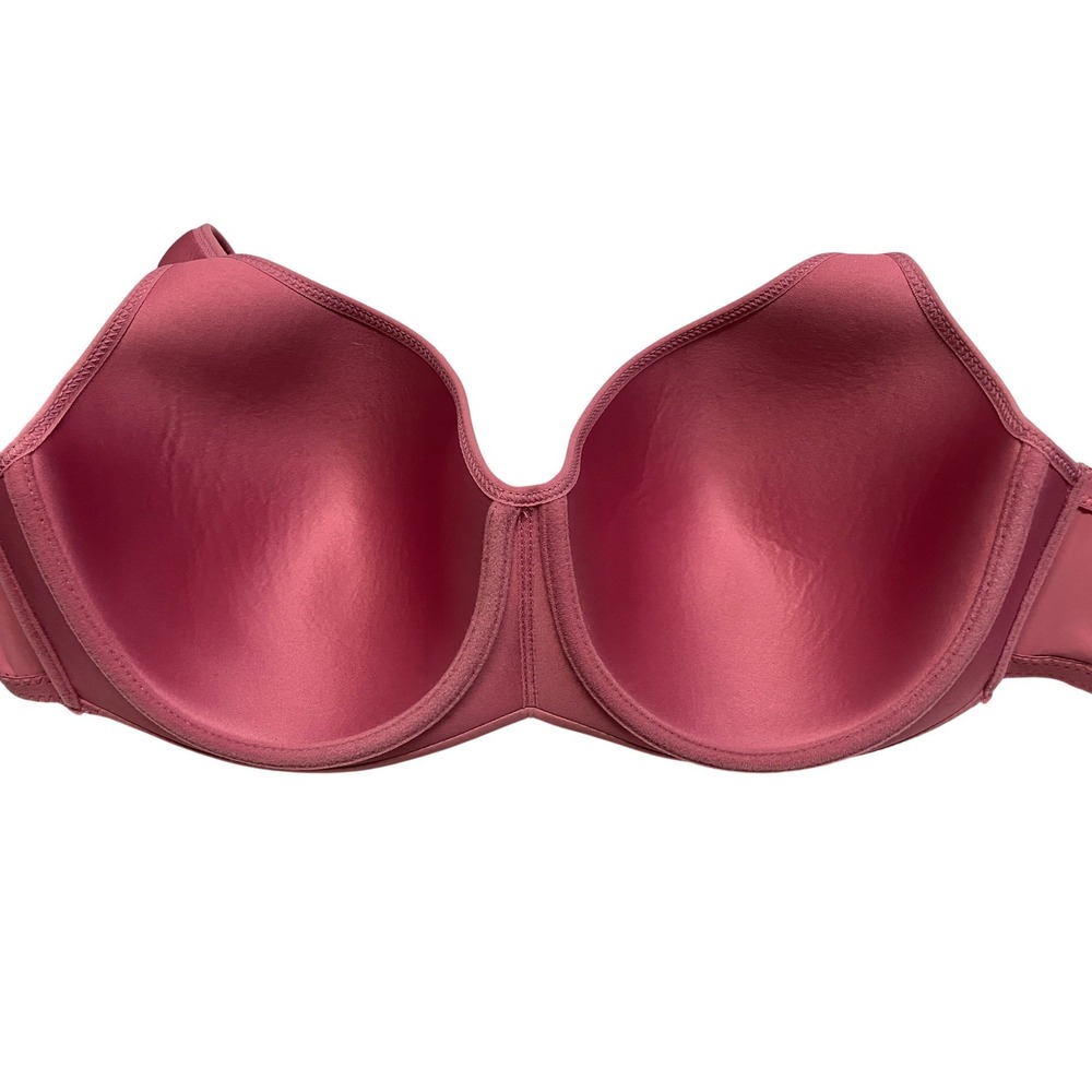 Laura Ashley Womens‎ 38C Pink Underwire Molded Cup T-Shirt Bra 3973-70 - Picture 3 of 8